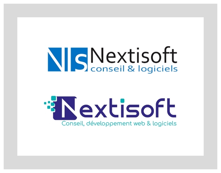 Création logo entreprise informatique : Nextisoft